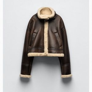 NWT ZARA double faced jacked